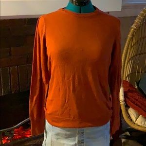 A new day burnt orange sweater M